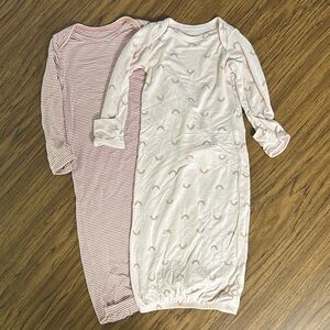 Carter's Pink and Rainbow Sleep Gowns